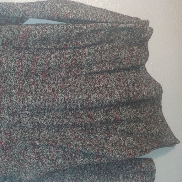 Pure Jill Cotton/Wool/Cashmere Blend Sweater with Slanted Bottom Hemn S - Picture 3 of 7